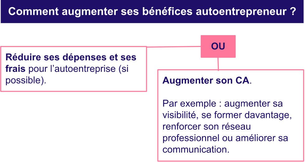 Augmenter son bénéfice autoentrepreneur