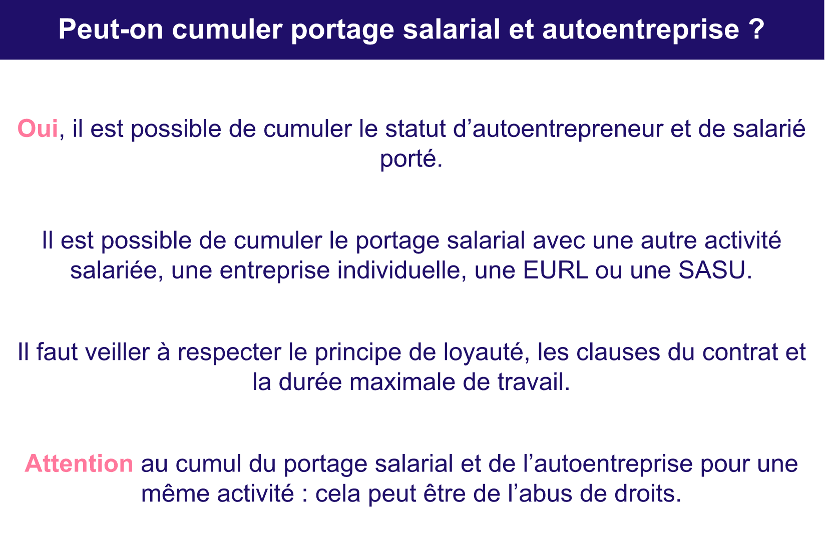 Cumul portage salariale et autoentreprise