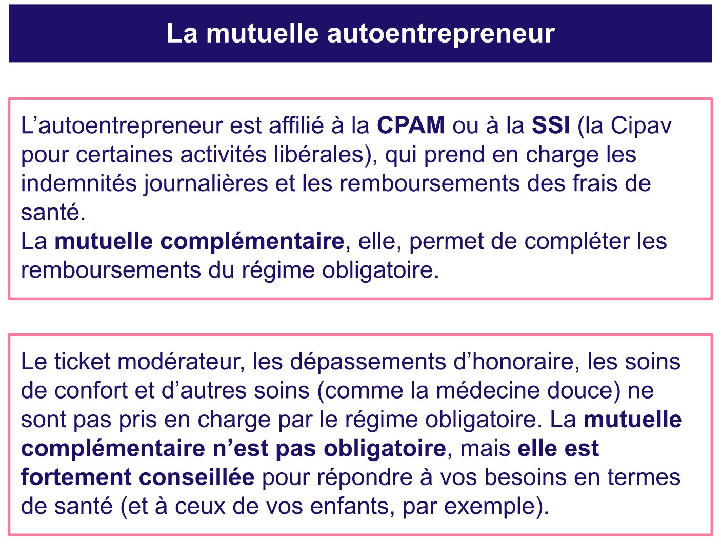 Mutuelle Autoentrepreneur