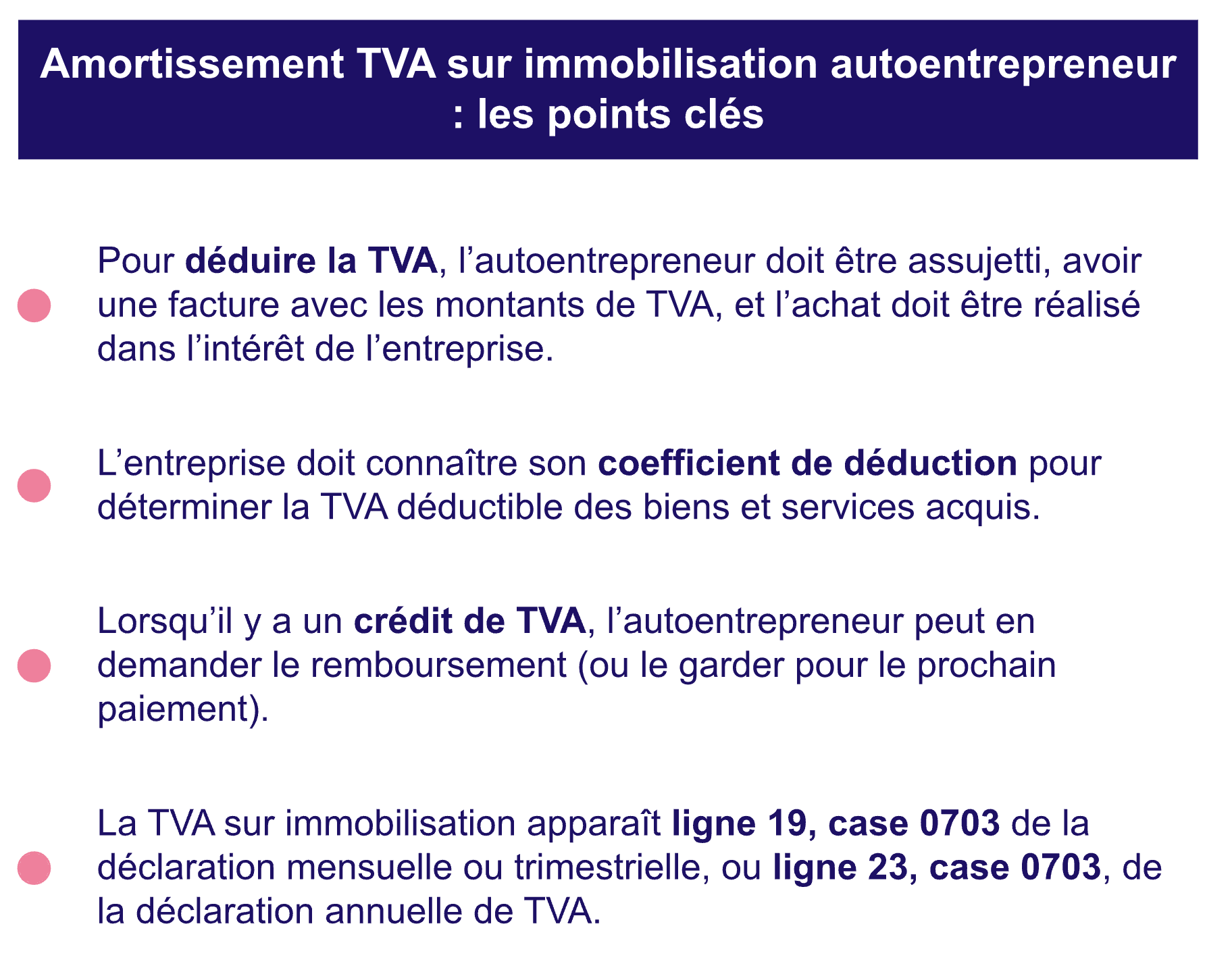 Amortissement de tva autoentrepreneur