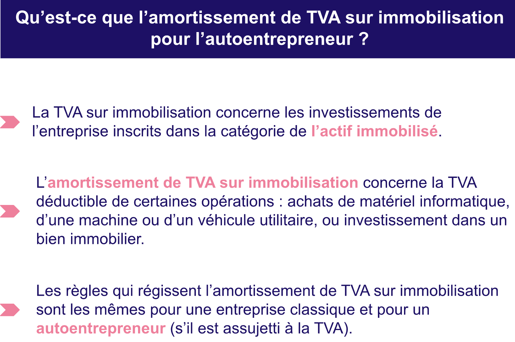 Définition amortissement de tva autoentrepreneur