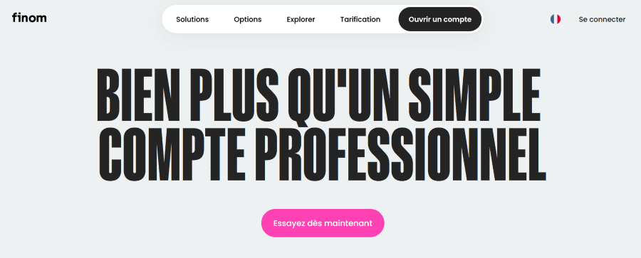 Page d’accueil de finom.co