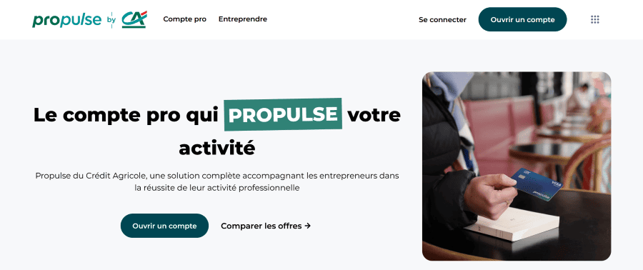 Page d’accueil de propulsebyca.fr